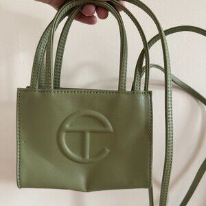 Telfar Small Shopping Bag in Drab Color